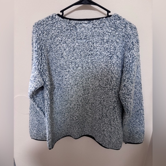✨Women’s Dylan Solid Frosty Tipped Drop Shoulder Crew Sweater Size Small - Picture 8 of 9